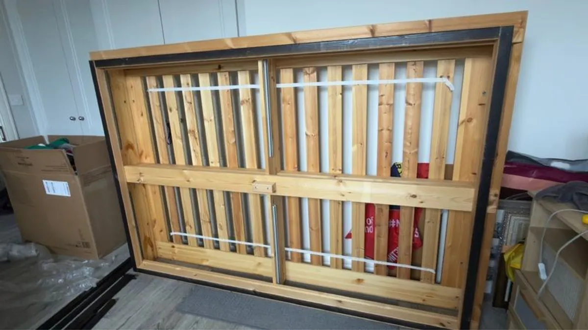 Solid Wood Double Storage Bed - Image 2