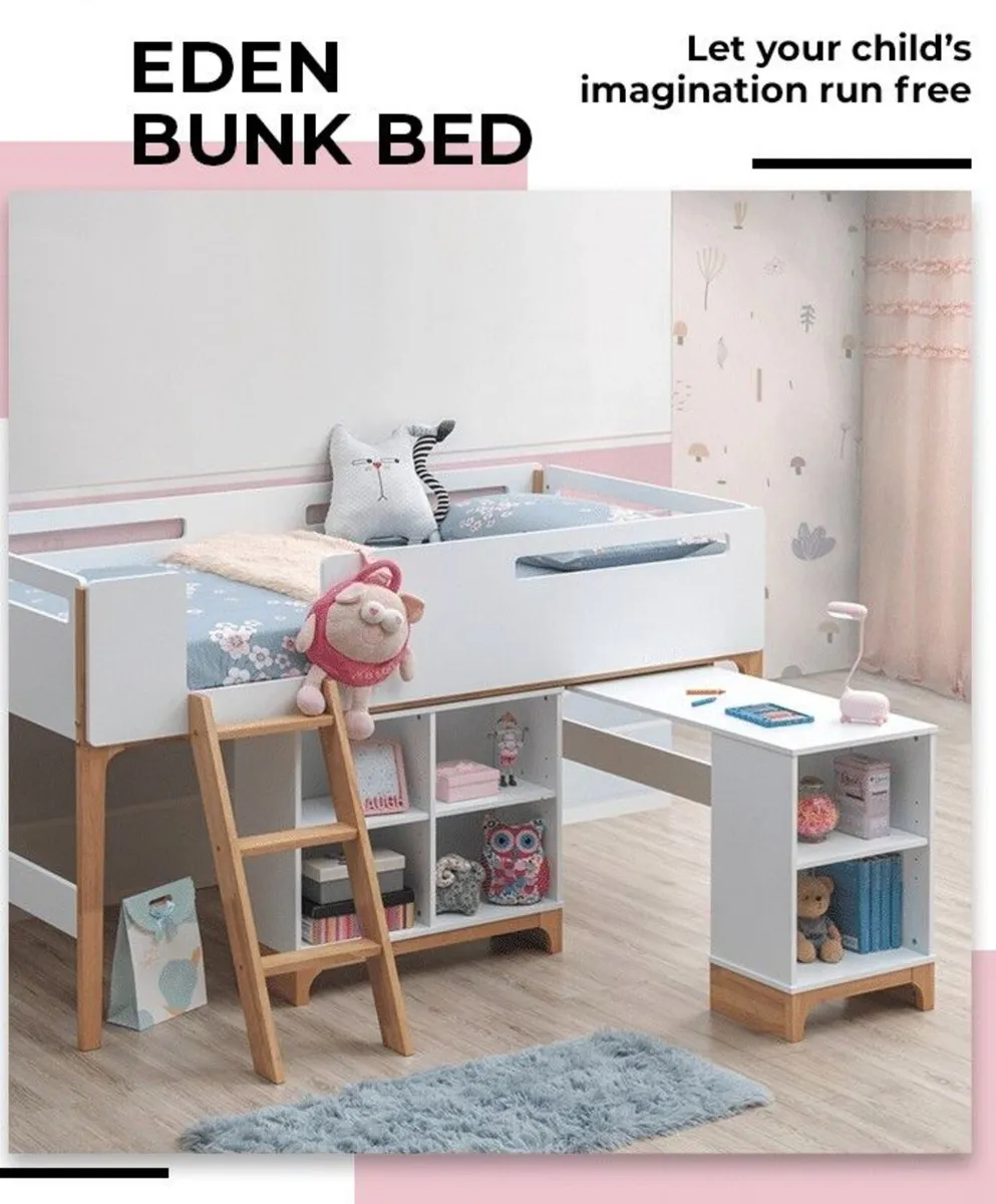 Harvey Norman Eden Mid sleeper - Image 1