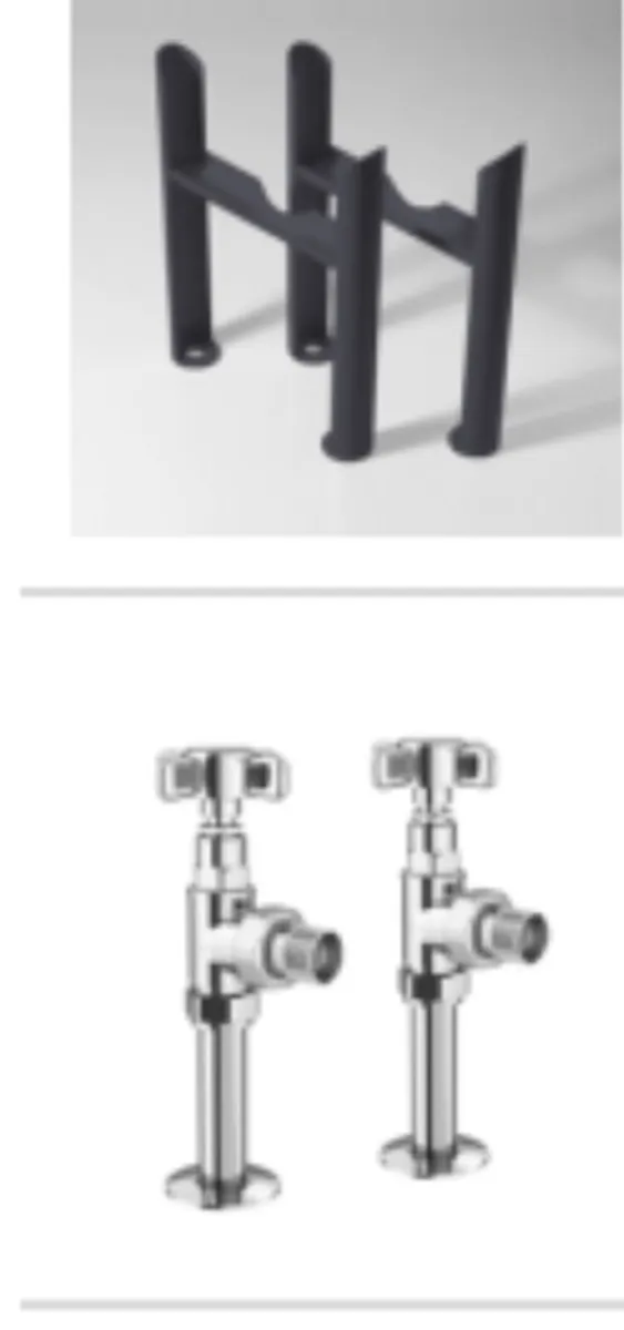 3 Cast Iron Style Radiators - Image 2
