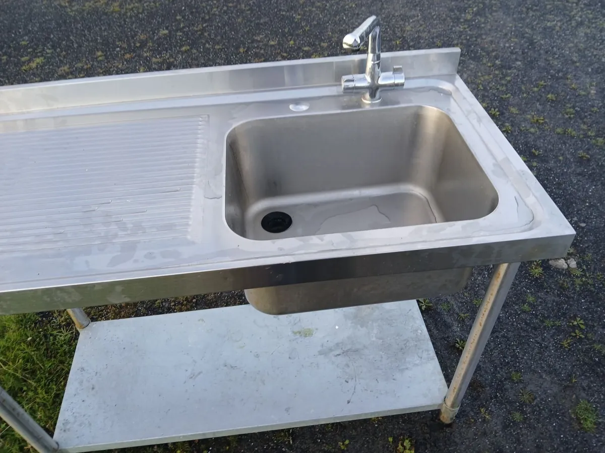 Staneless steel cabbinet sink unit complete - Image 2