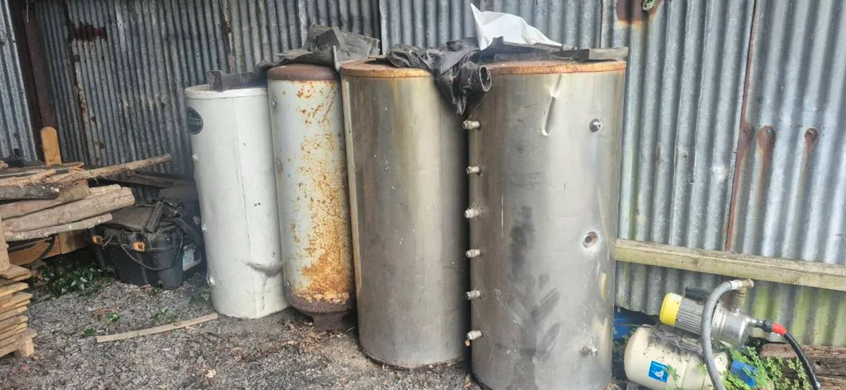 Stainless hot water cylinders