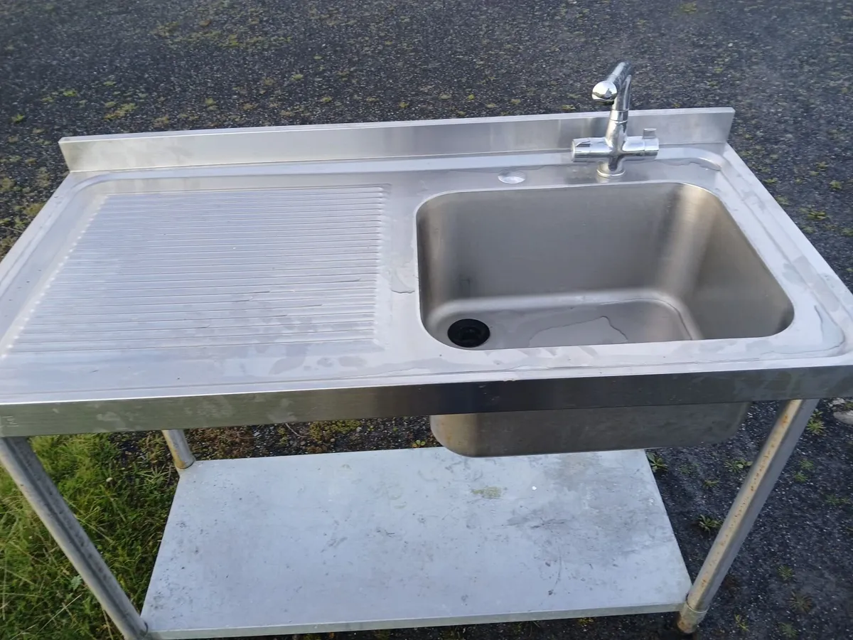 Staneless steel cabbinet sink unit complete - Image 4