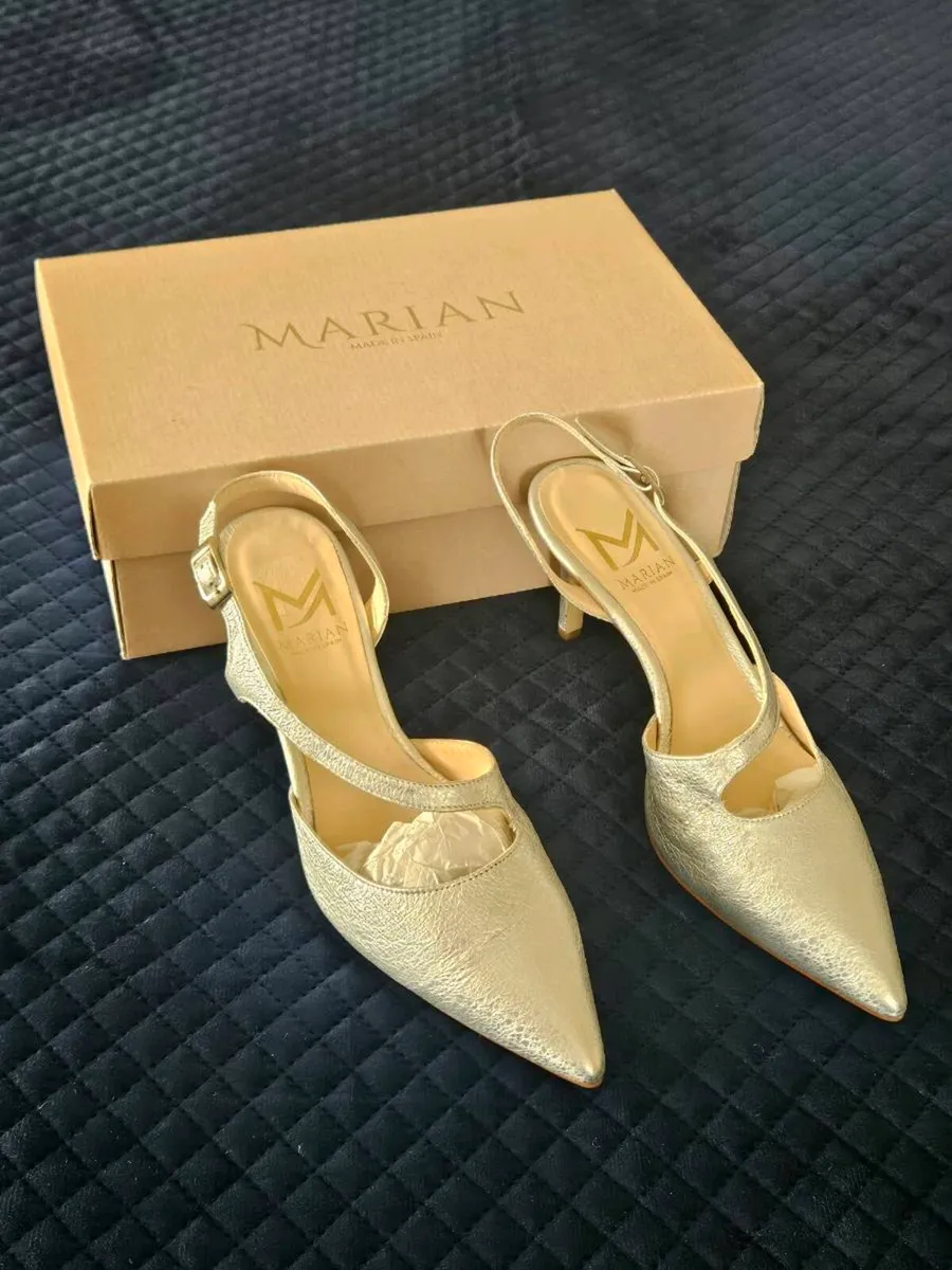 Marian Silver Slingback - Image 1