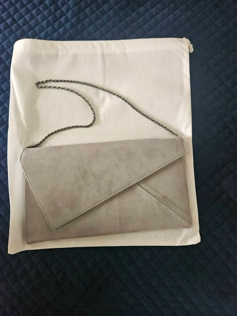 Clutch Bag Grey - Image 1