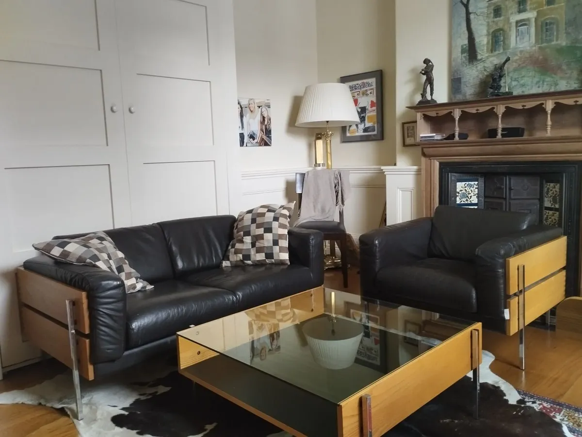 Mid - century Habitat two seater/ sofa/ table - Image 1