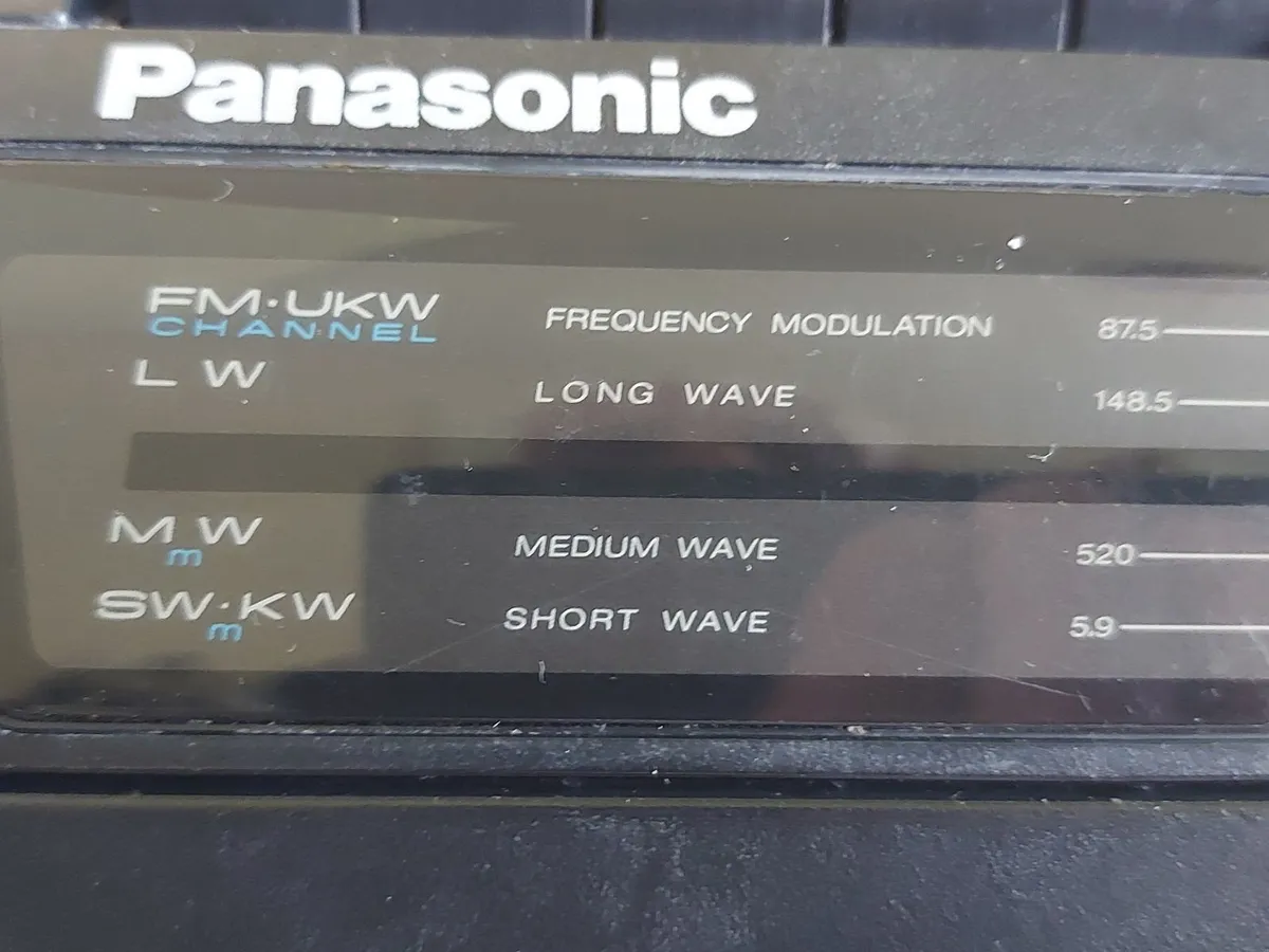 Panasonic Portable Stereo, Model RX-FT510 - Image 4