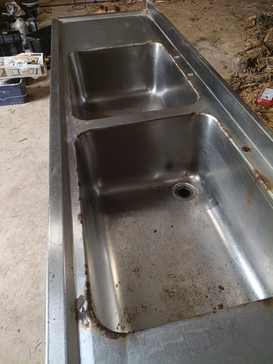 Industrial Double Sink - Image 1