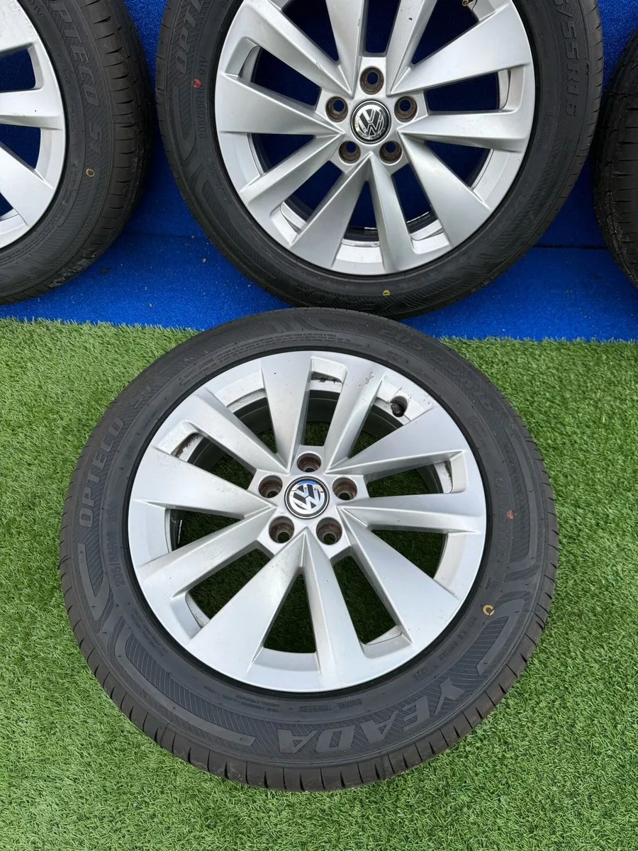 16” Vw Skoda 5x100 with new tyres - Image 3