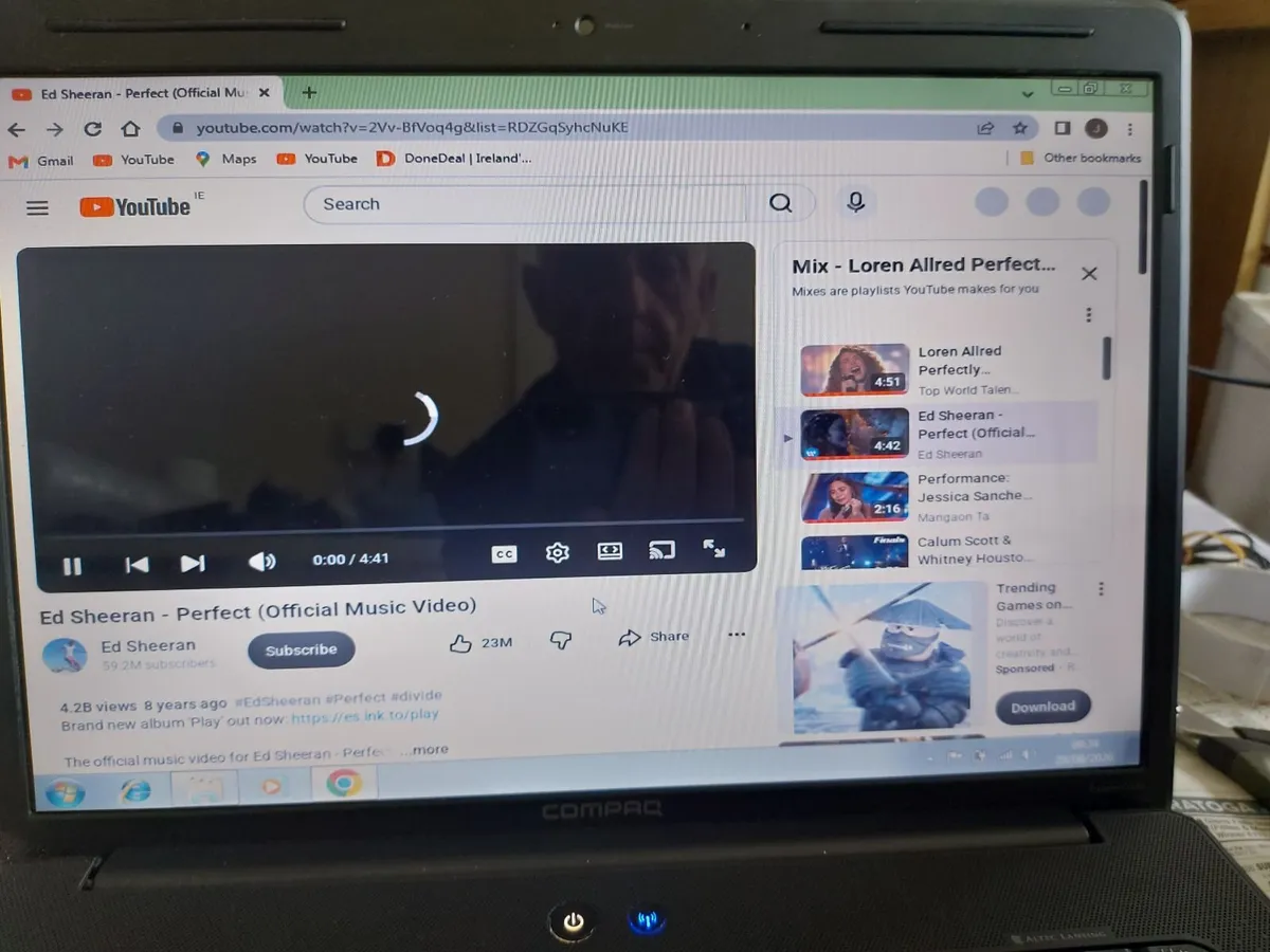 Compaq Presario CQ50 Laptop, 1GB Ram, Windows 7 - Image 3
