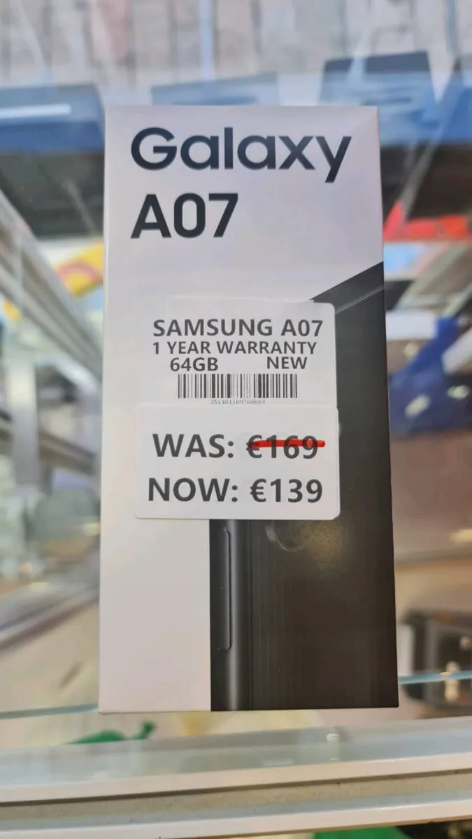 Galaxy A07 64GB New 1 YEAR WARRANTY