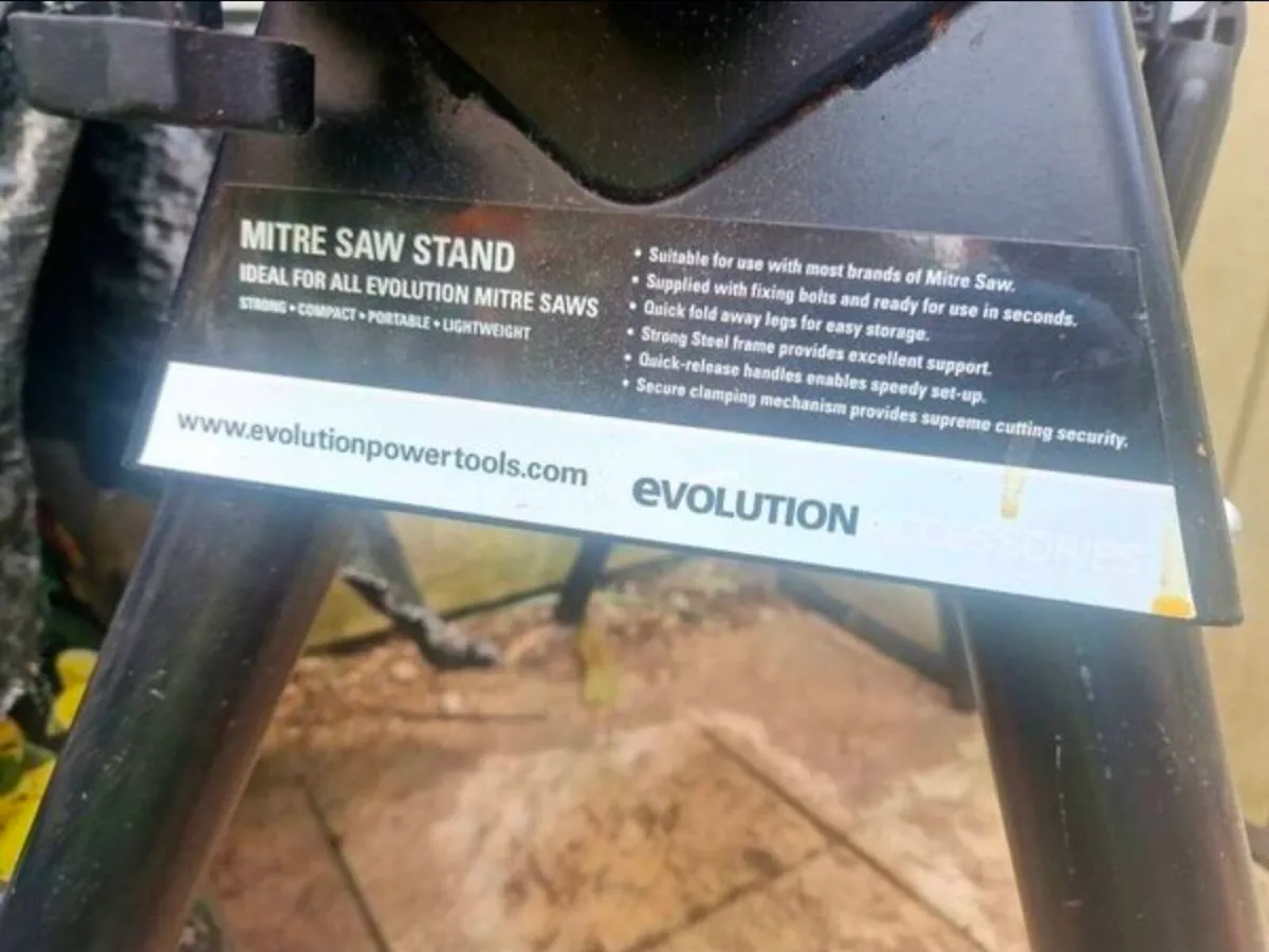Sliding Mitre Saw with Evolution Stand - Image 4