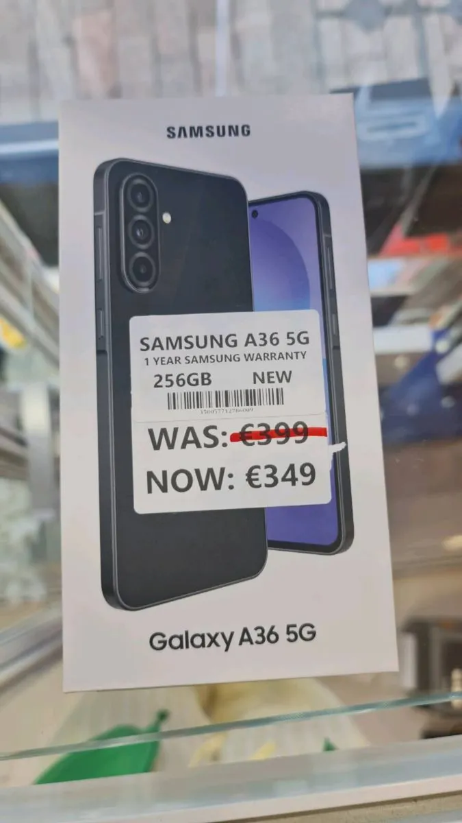 SAMSUNG A36 5G  256GB New 1 year warranty