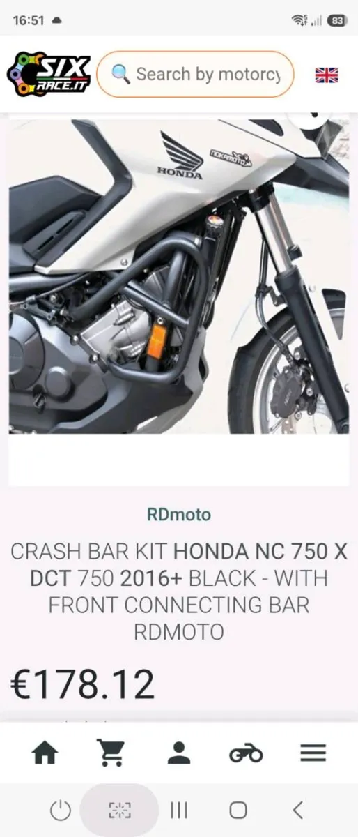 Honda nc 700/750 crash bars - Image 2