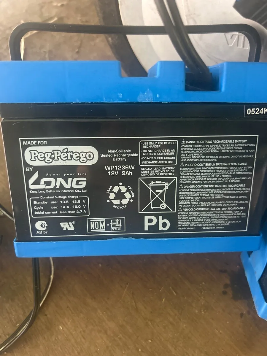 Peg-perego Batteries and charger - Image 3