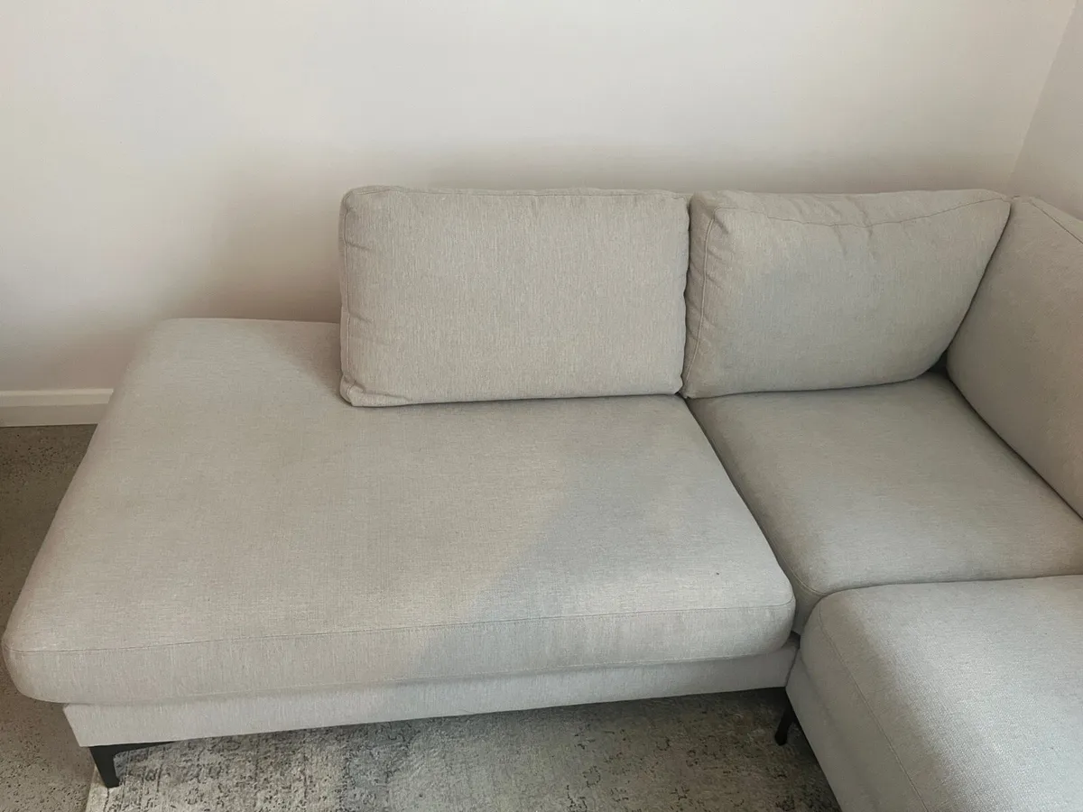 Warm Ivory Corner Couch - Image 2