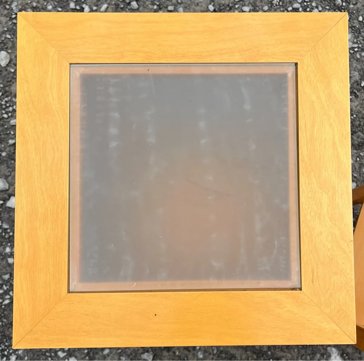 2 Glass Topped Lamp Tables - Image 2