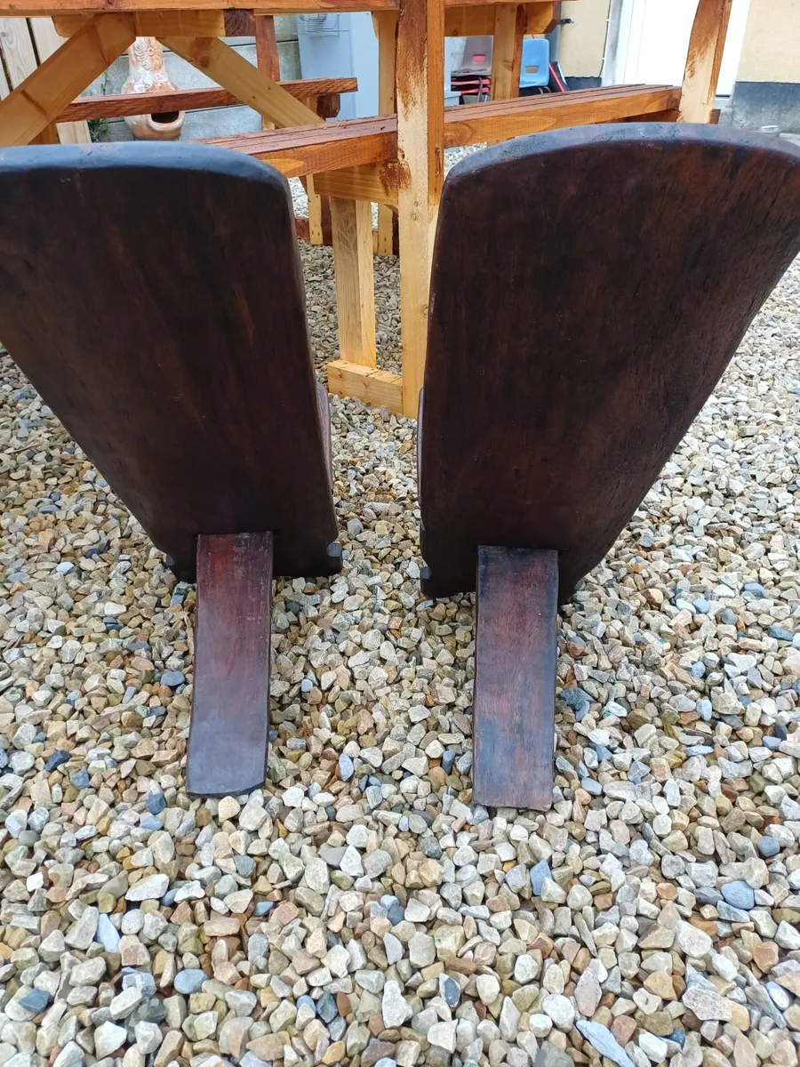 Vintage Interlocking Chairs - Image 4
