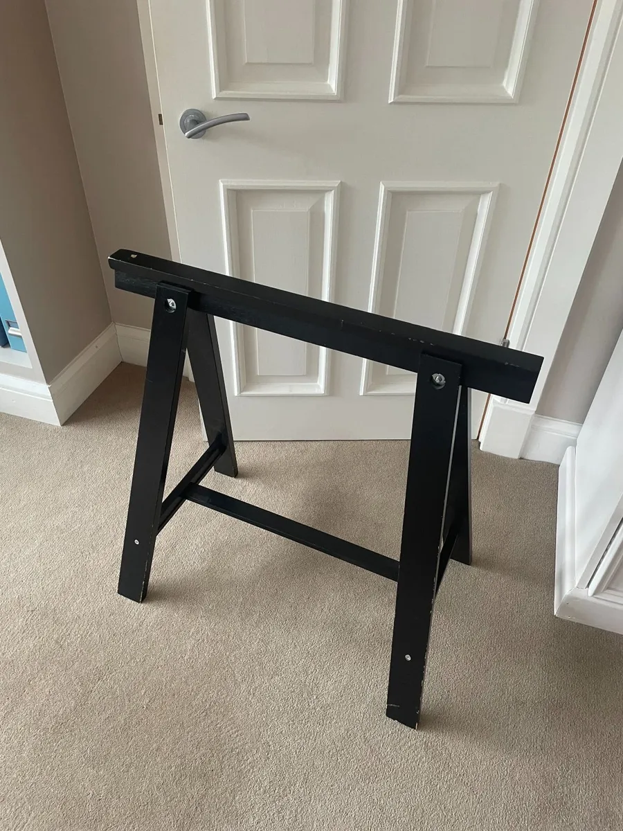 2 x Trestle Legs from Ikea for a desk. - Image 1