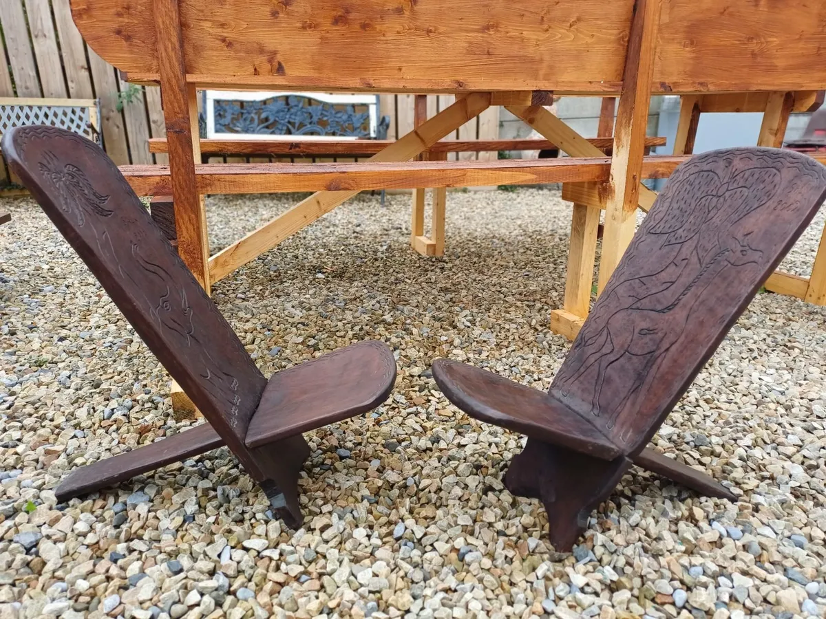 Vintage Interlocking Chairs - Image 3