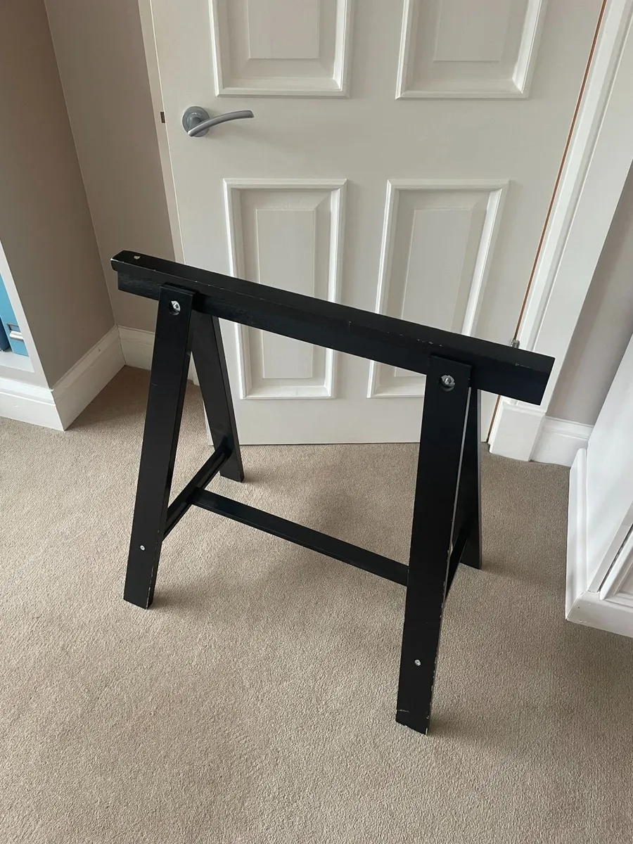 2 x Trestle Legs from Ikea for a desk. - Image 2
