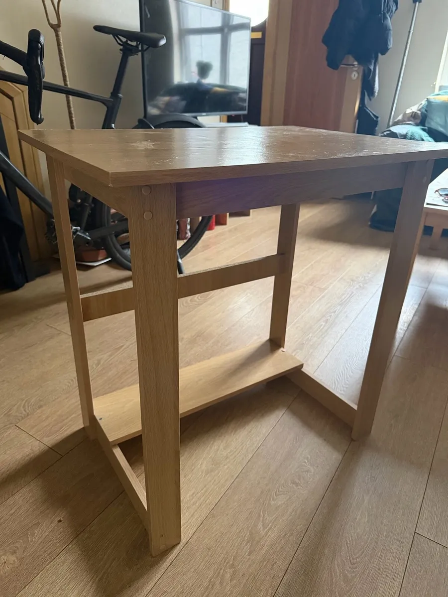 Light Wooden Table / Desk - Image 1