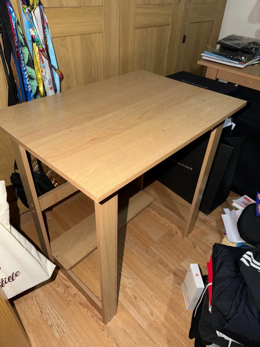 Light Wooden Table / Desk - Image 2