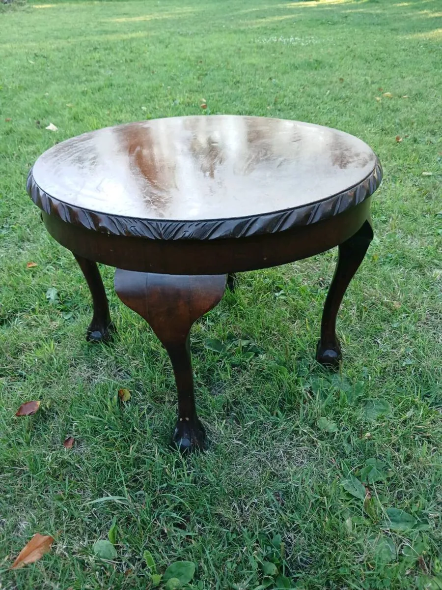 Mahogany coffee table - Image 4