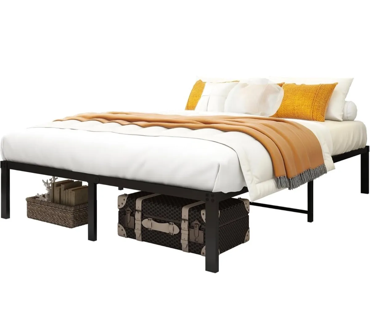 5ft King Size Bed Frame,Metal Platform Bed King si - Image 4