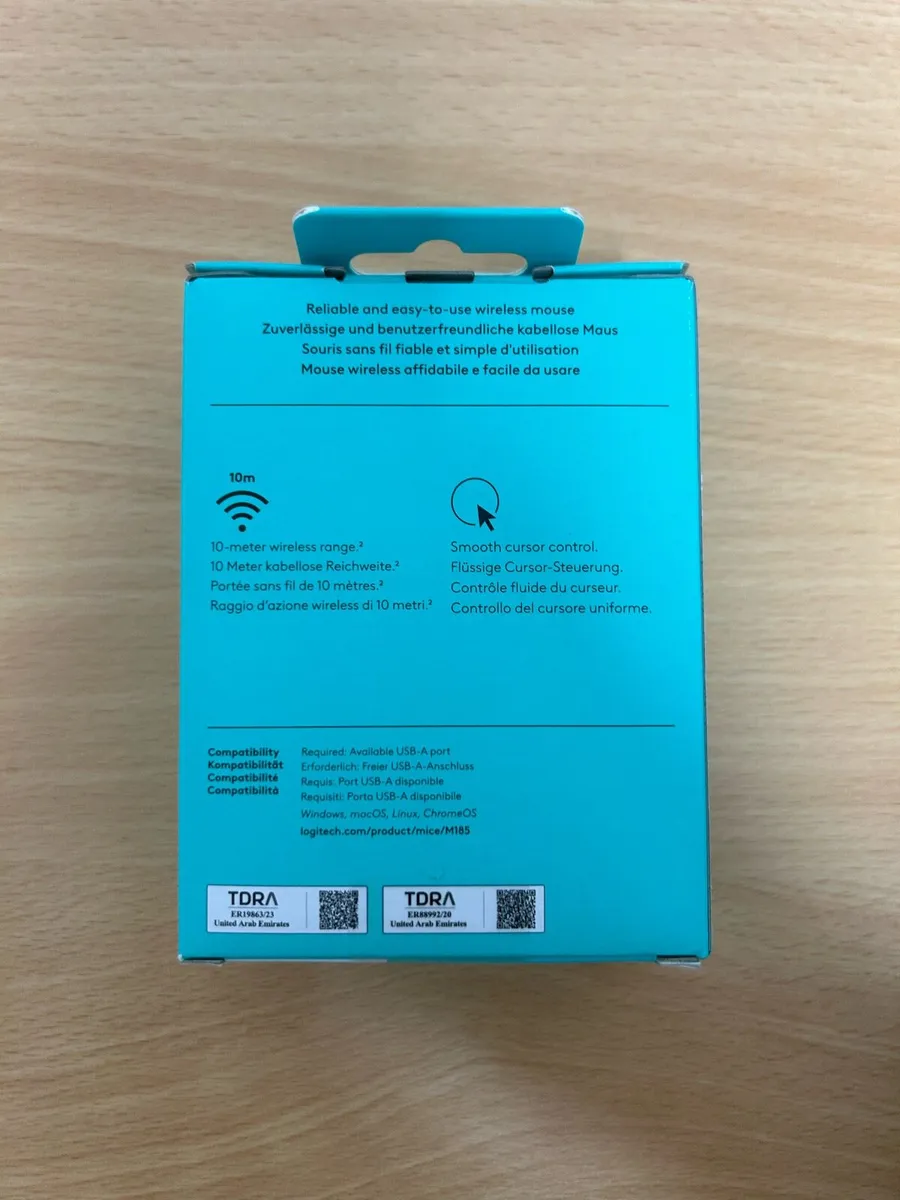 Logitech M185 Wireless Mouse – New in Box - Image 2