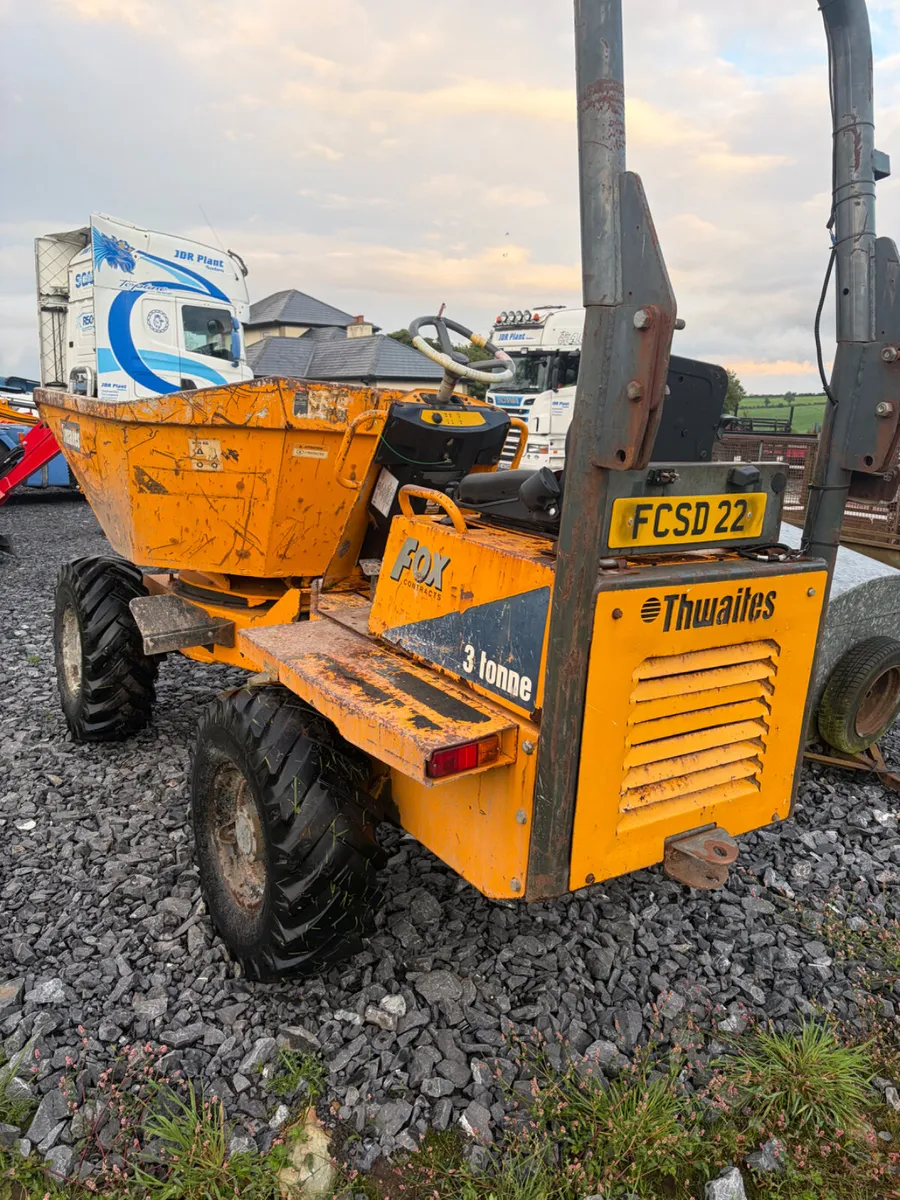 Thwaites 3t swivel dumper for sale - Image 3