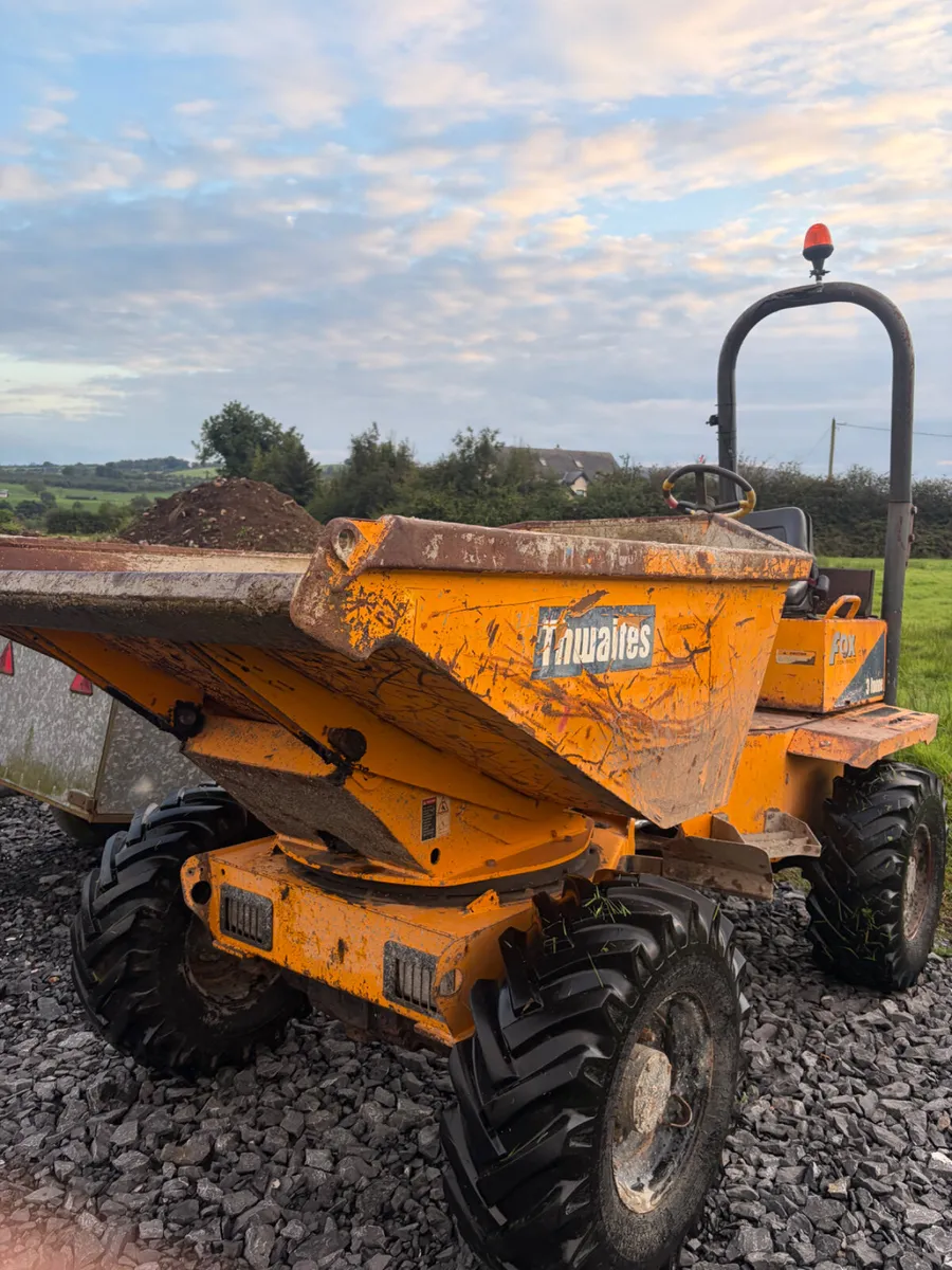 Thwaites 3t swivel dumper for sale - Image 2