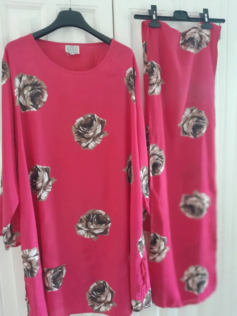 Masai Dress with Matching Scarf. - Image 1