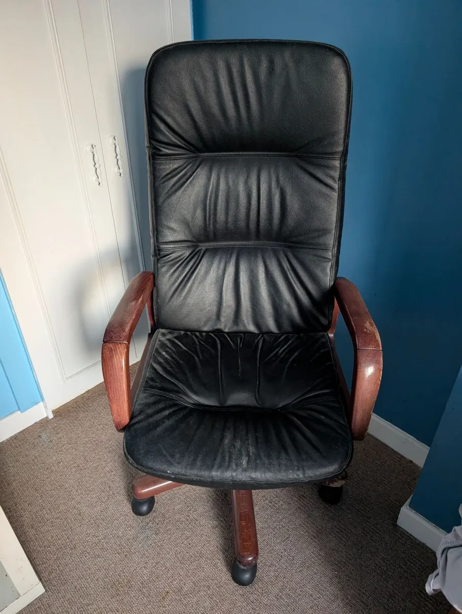 Leather Office Chair - Image 1
