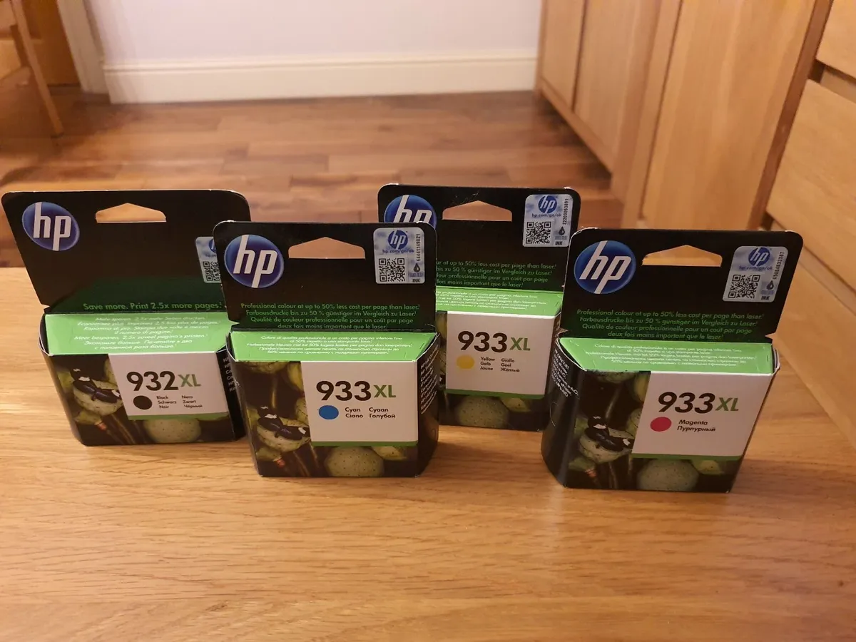Genuine HP 932XL & 933XL Ink Cartridges, Brand New - Image 2