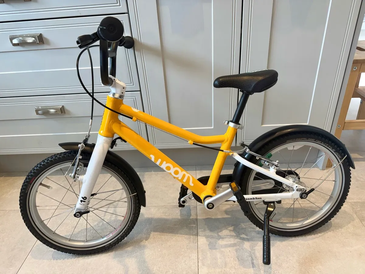 Woom 3 16” kids bike Excellent condition + Extras - Image 1