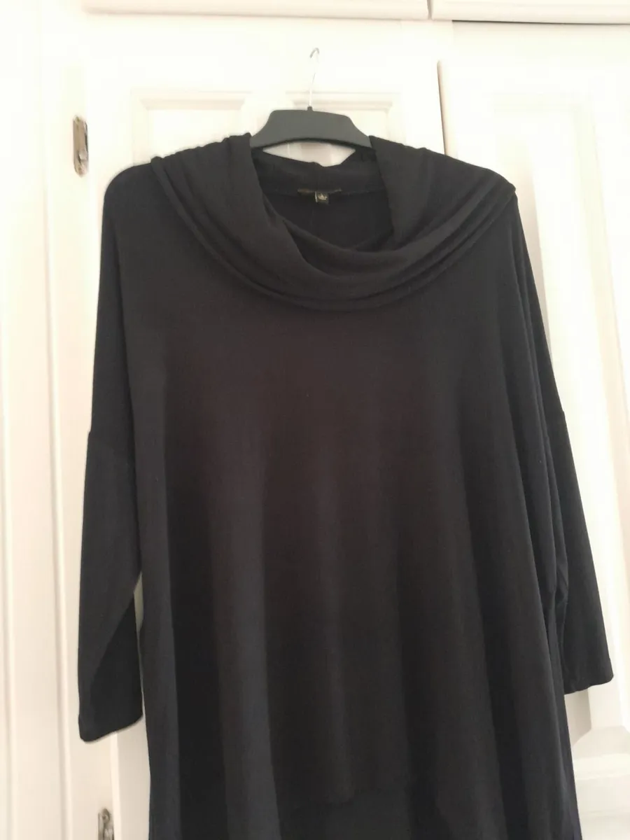 Black Cowl Neck Tunic - Image 4