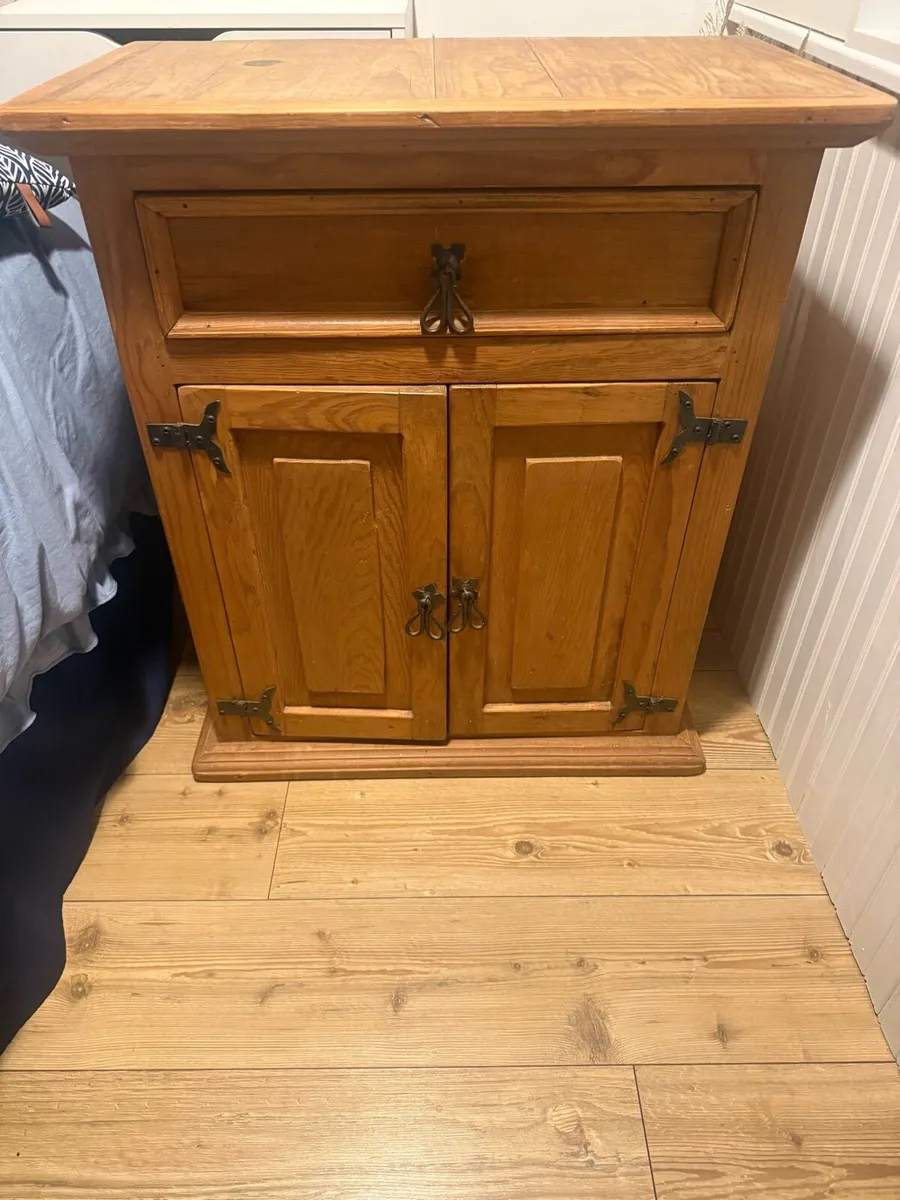 Solid Mexican Pine Cabinet - Image 1