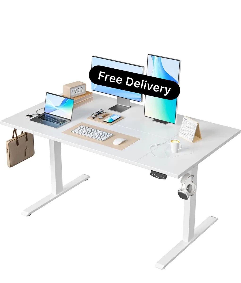 140x80cm Standing Desk, 72-116cm, Sit-Stand Office - Image 1