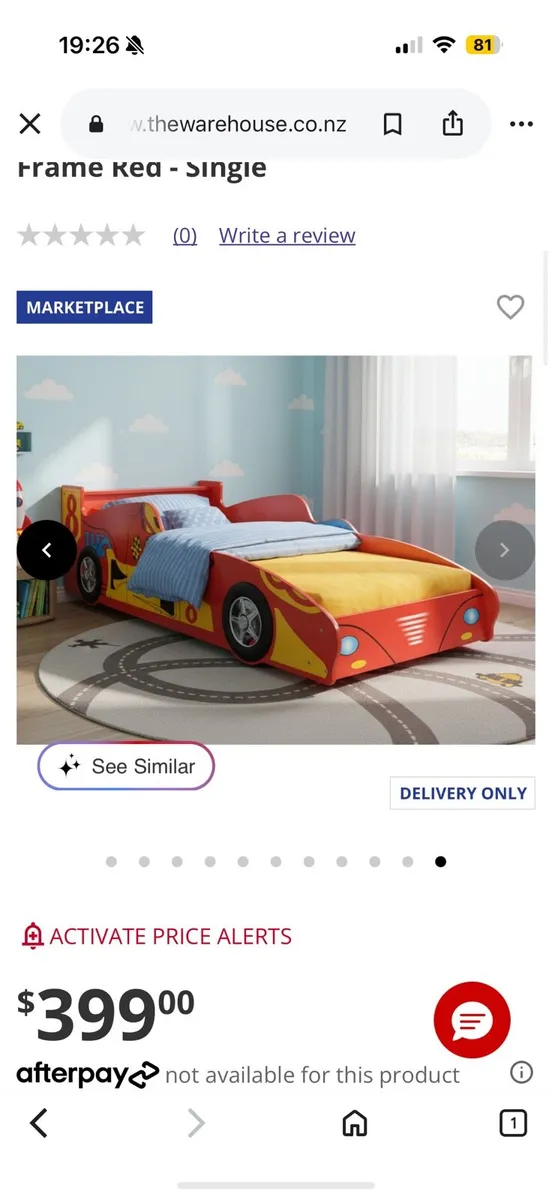 Kids car bed - Image 1