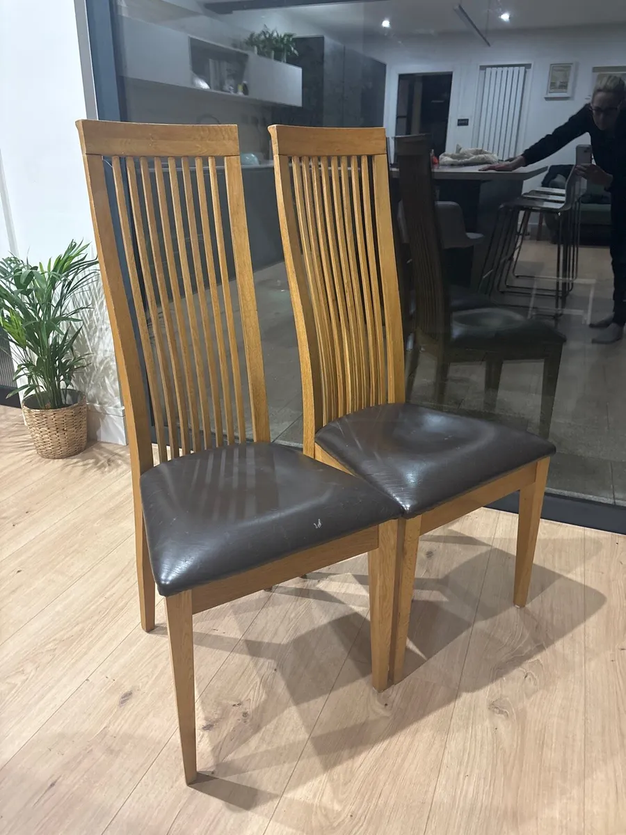 2 dining chairs - Image 1