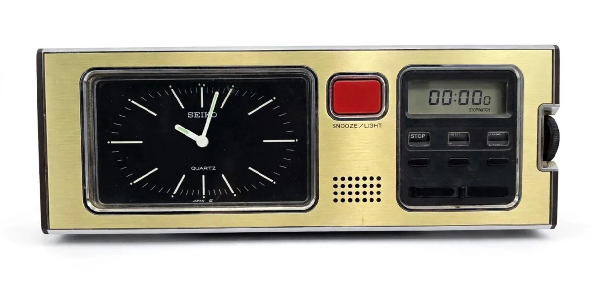 Rare vintage Seiko alarm clock