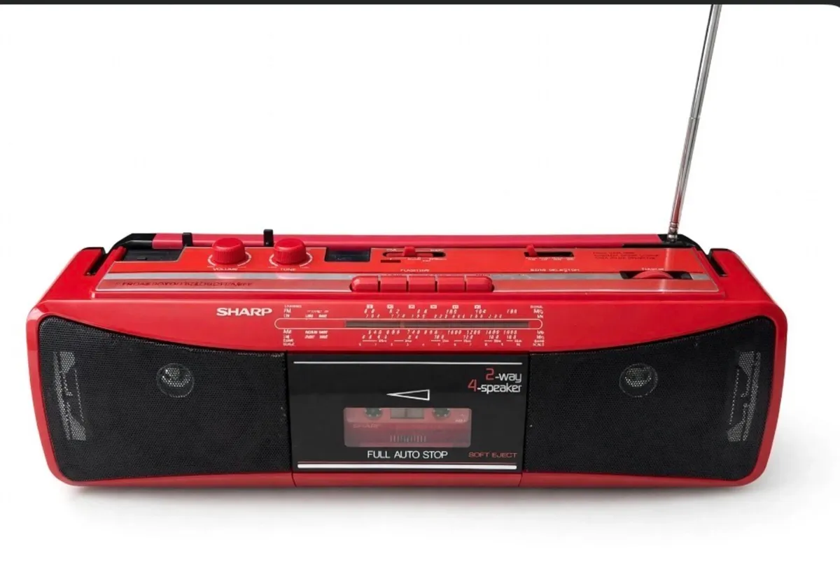 1980s Sharp Boombox