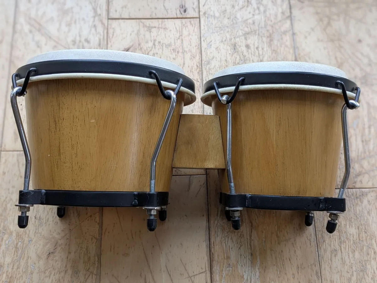 LP Latin Percussion Bongo Drum & Case - Image 3