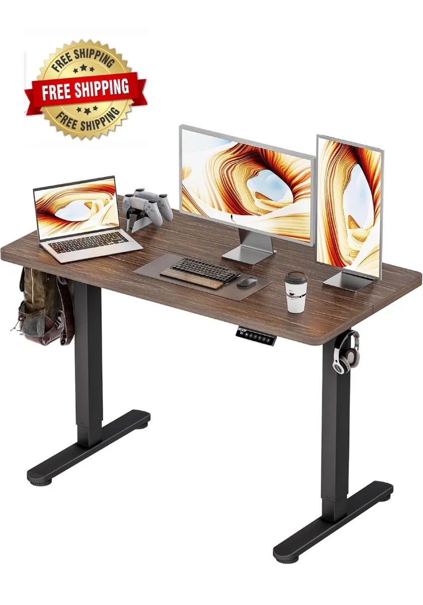Electric Standing Desk 120x60cm Gaming Desk 3 Memo - Image 1