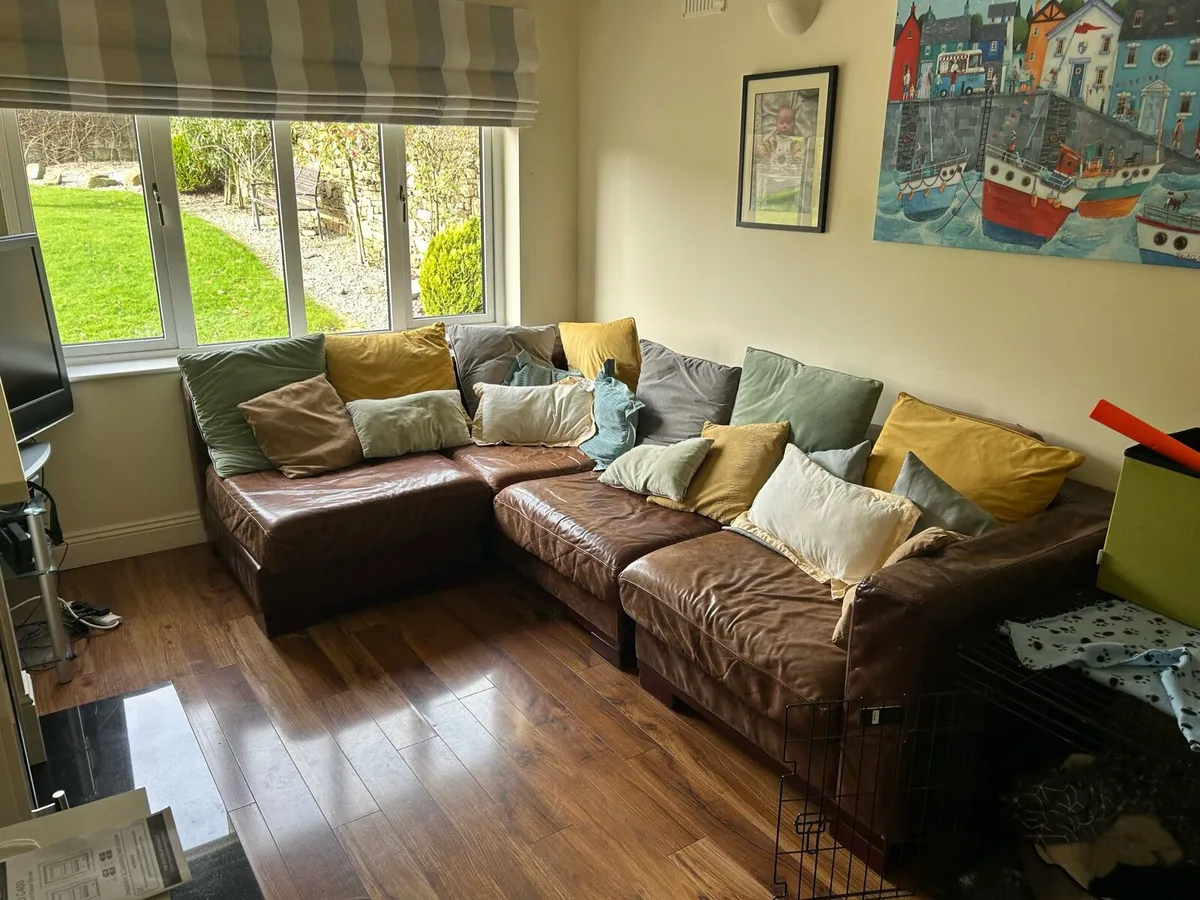 Leather couch