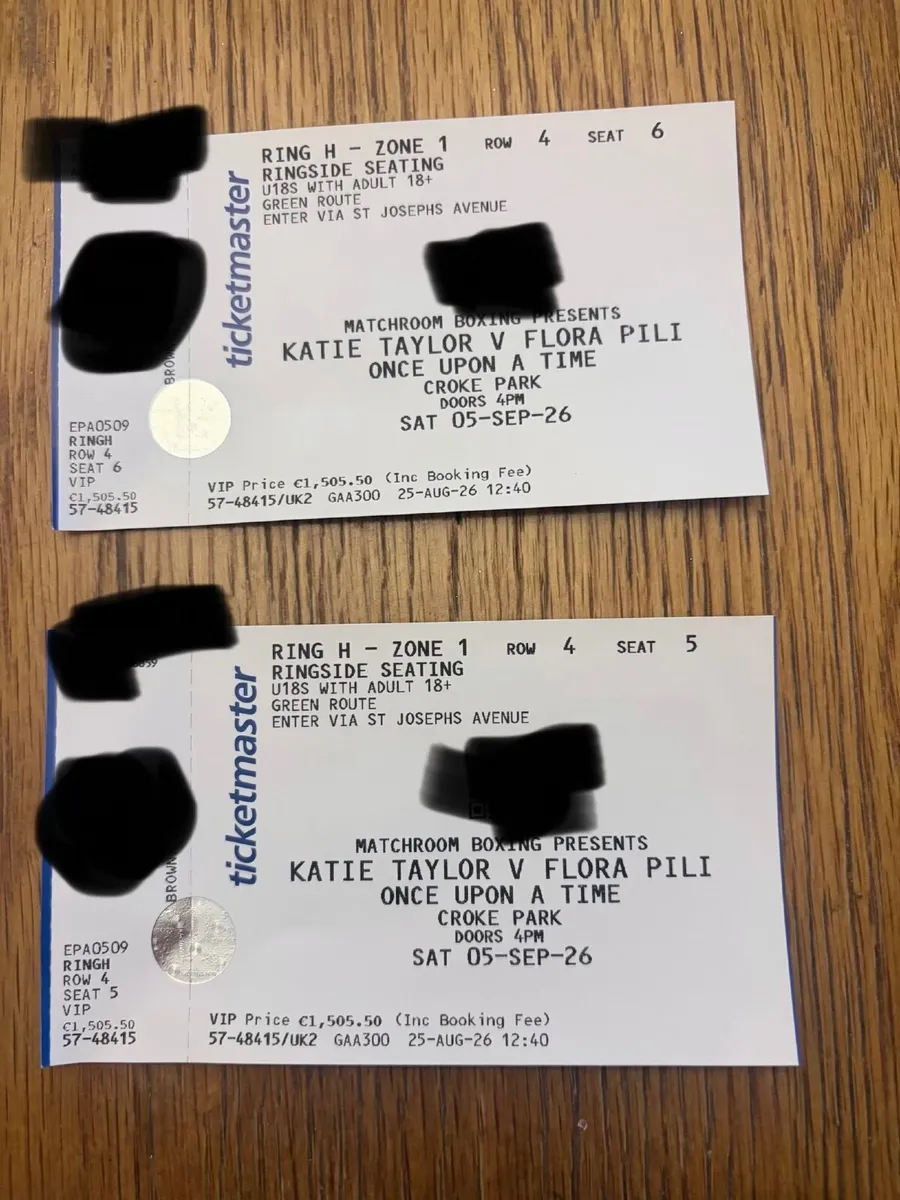Katie Taylor VIP tickets