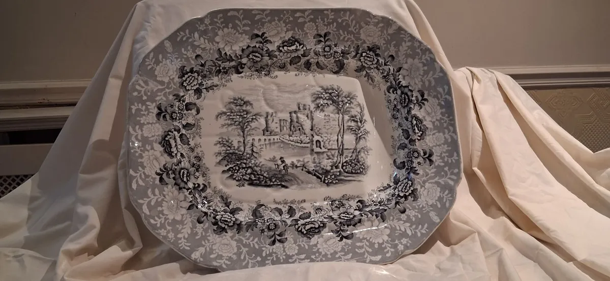 Antique Meat Platter - Image 1
