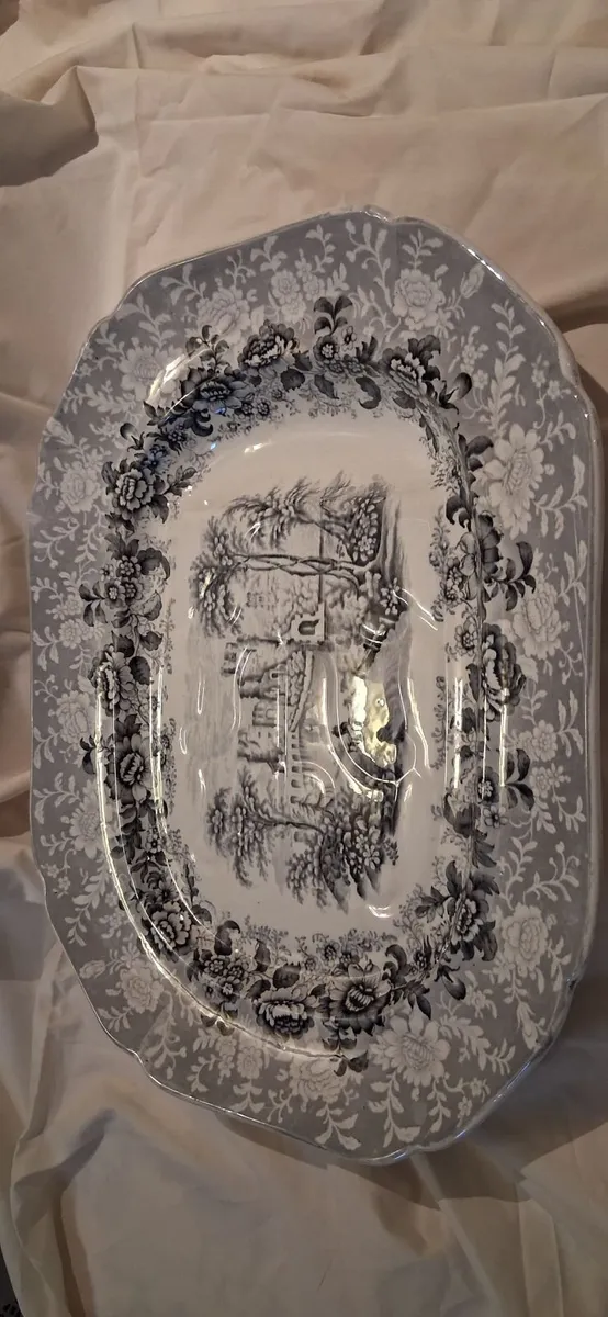 Antique Meat Platter - Image 3