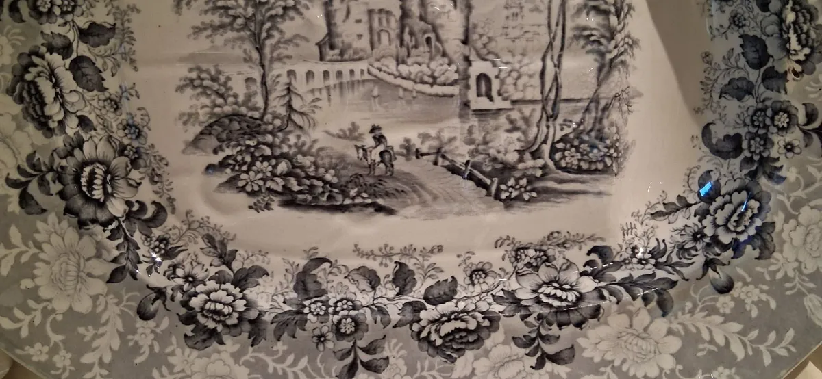 Antique Meat Platter - Image 2