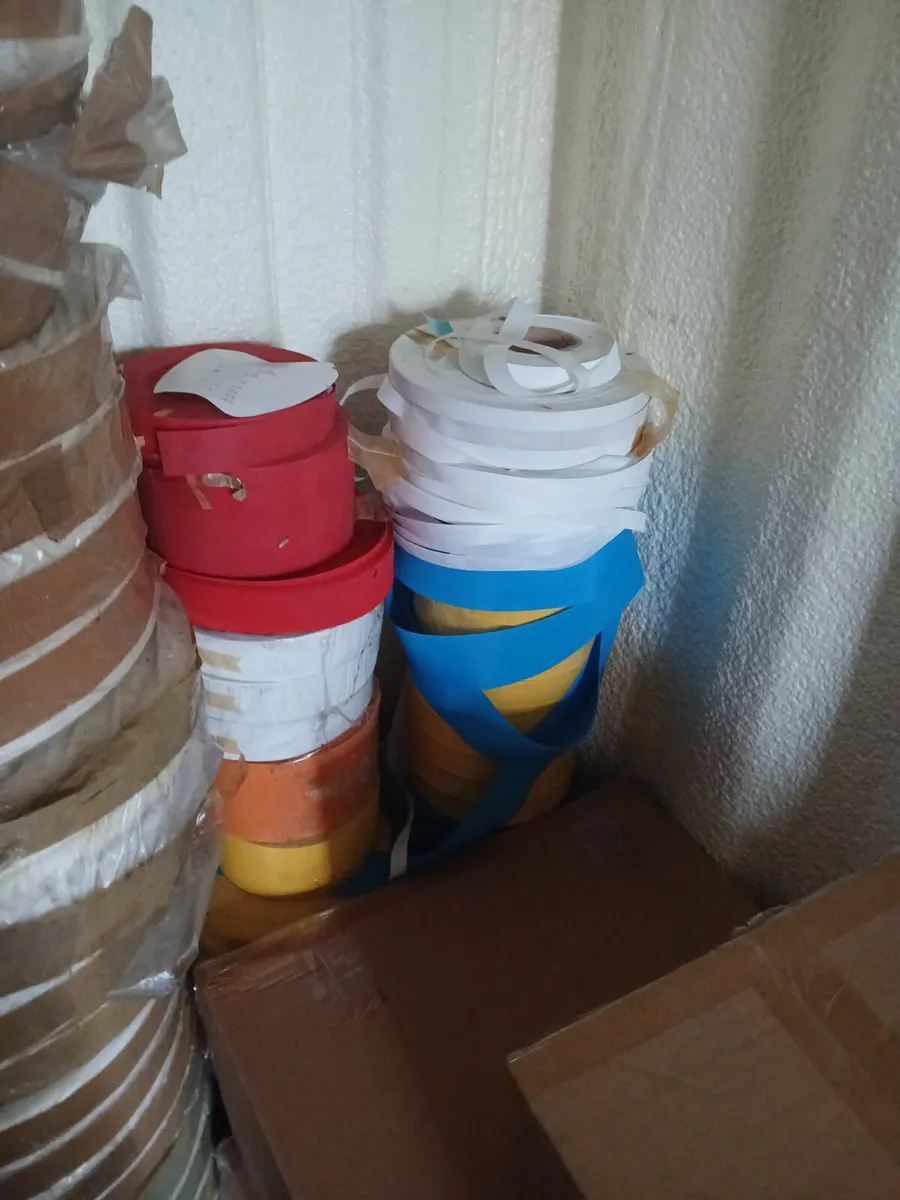 Rolls of sailcloth edgings etc - Image 3